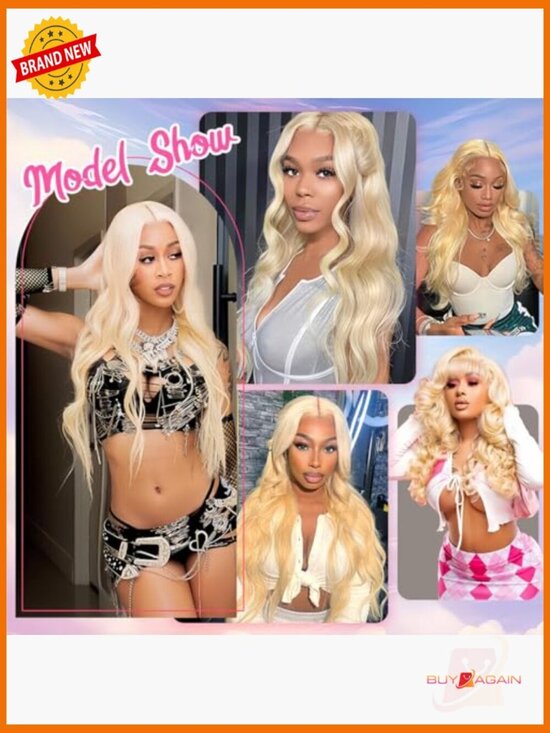 200 Density Human Hair Wig 13x6 HD Lace Front Pre Plucked Glueless main image 6